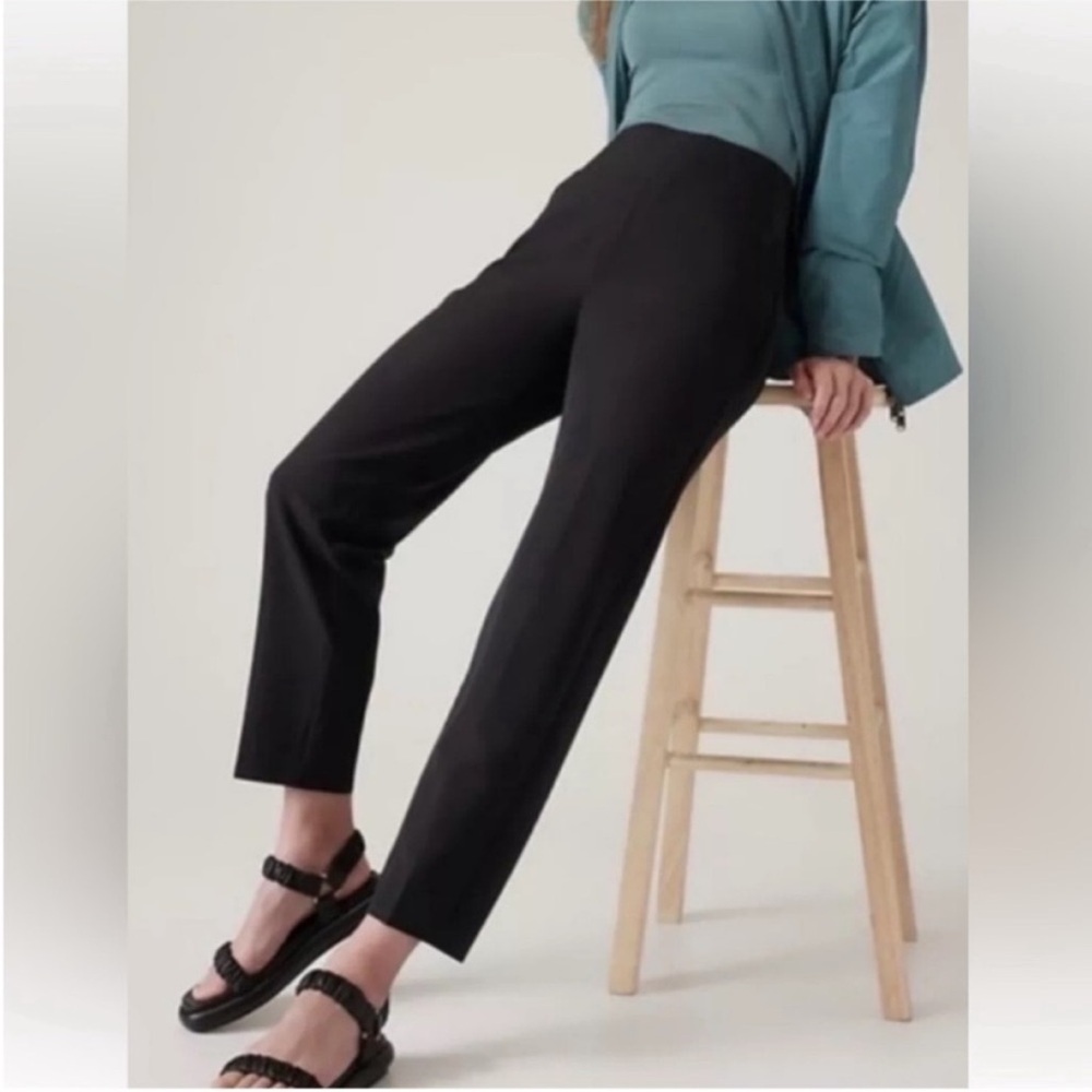 Athleta Endless Pant Black High Rise Activewear Athleisure Casual Women’s 8